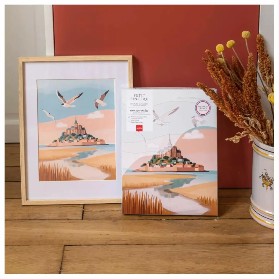 Online La Petite Épicerie Kit de peinture au numéro - Mont Saint-Michel par La Petite Epicerie Multicolore
