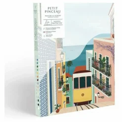La Petite Épicerie Kit de peinture au numéro - Lisbon Tram par Vero Illustrates| Loisirs Créatifs