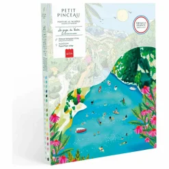 Hot Kit de peinture au numéro - Les Gorges du Verdon par Nolwenn Studio Loisirs Créatifs