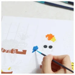Outlet La Petite Épicerie Kit de peinture au numéro - La Fille aux Chats Multicolore