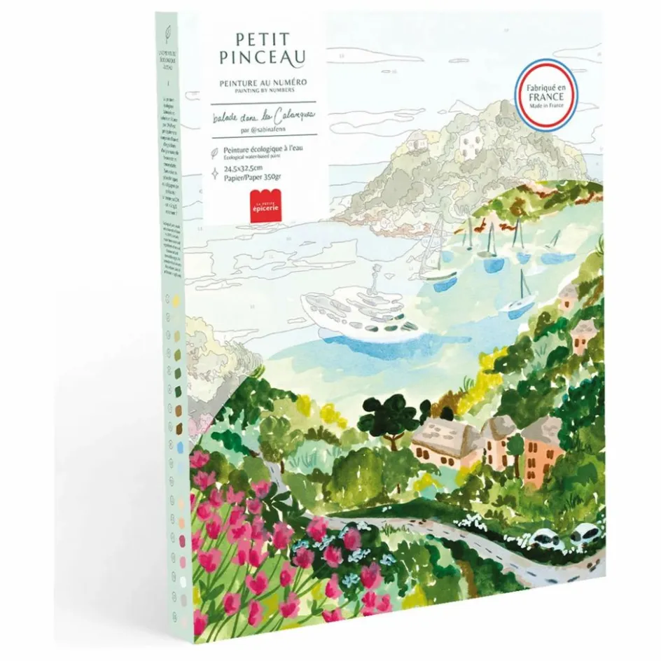La Petite Épicerie Loisirs Créatifs*Kit de peinture au numéro - Balade dans les Calanques par Sabina Fenn