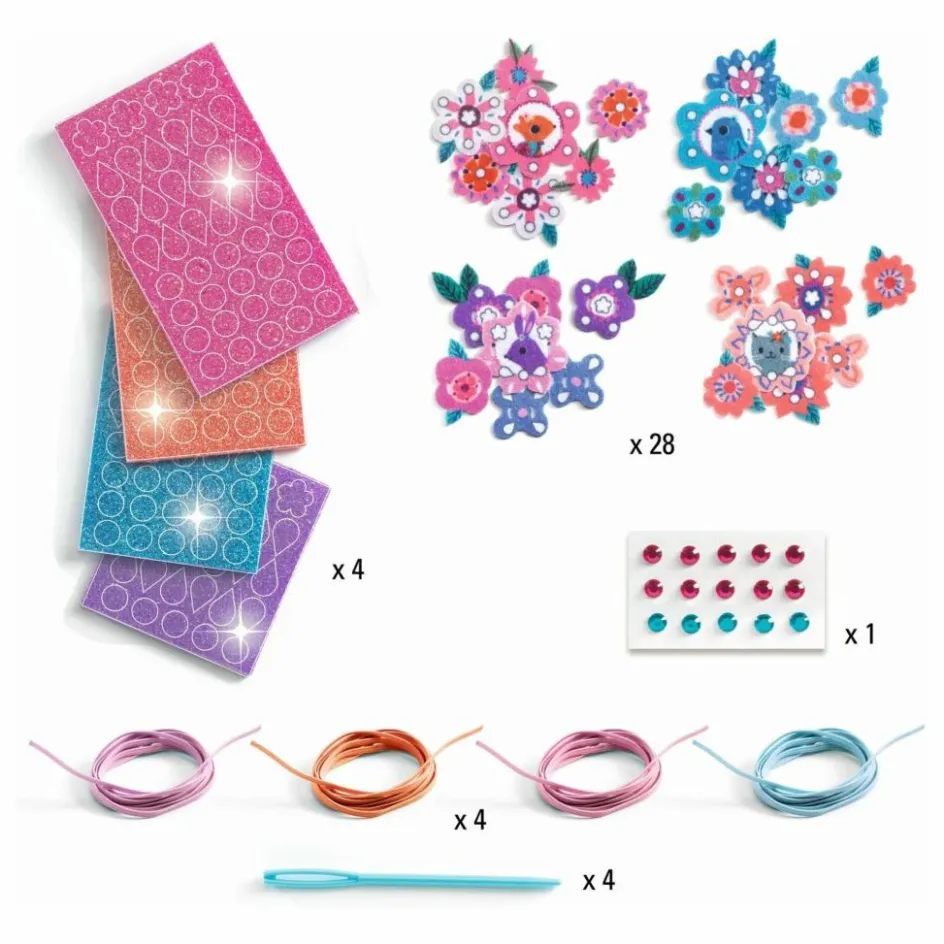 Djeco Kit DIY - Bracelets en feutrine à créer| Loisirs Créatifs