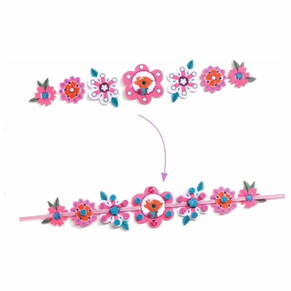 Djeco Kit DIY - Bracelets en feutrine à créer| Loisirs Créatifs