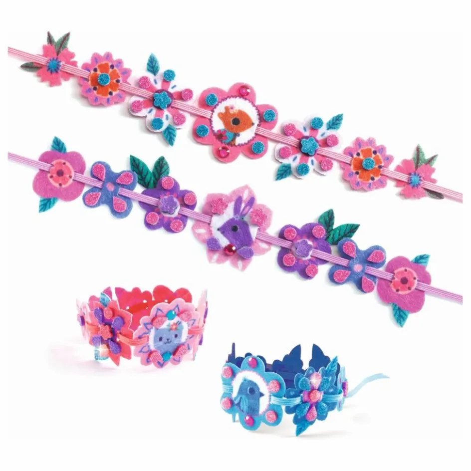Djeco Kit DIY - Bracelets en feutrine à créer| Loisirs Créatifs