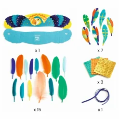 Djeco Kit DIY - Coiffe à créer| Loisirs Créatifs