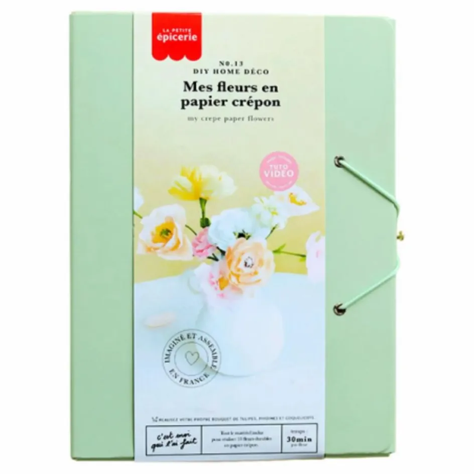 La Petite Épicerie Loisirs Créatifs*Kit DIY - Mes fleurs en papier