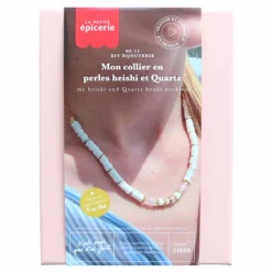 La Petite Épicerie Kit DIY - Mon collier en perles heishi et quartz| Loisirs Créatifs