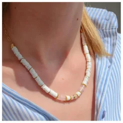 La Petite Épicerie Kit DIY - Mon collier en perles heishi et quartz| Loisirs Créatifs