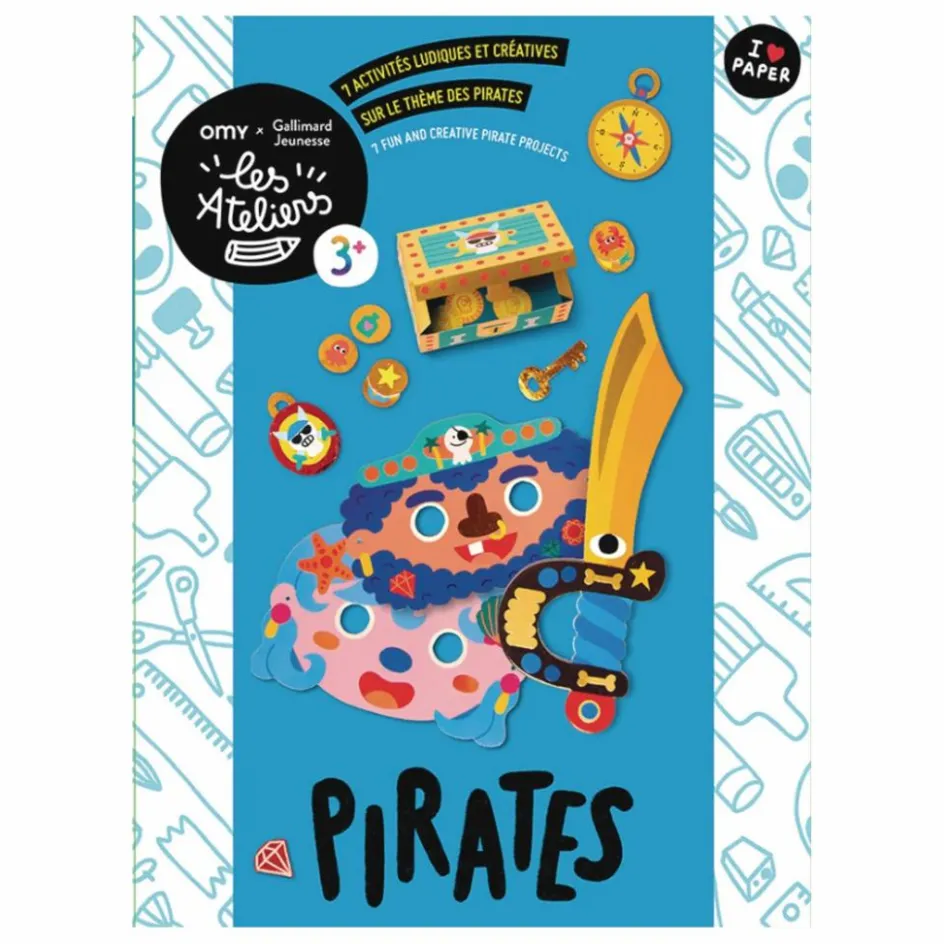 Omy x Gallimard Jeunesse Kit multi-activités Pirates Multicolore