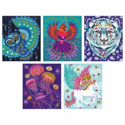 Discount Janod Kit sables phosphorescents et paillettes - x Hachette Multicolore