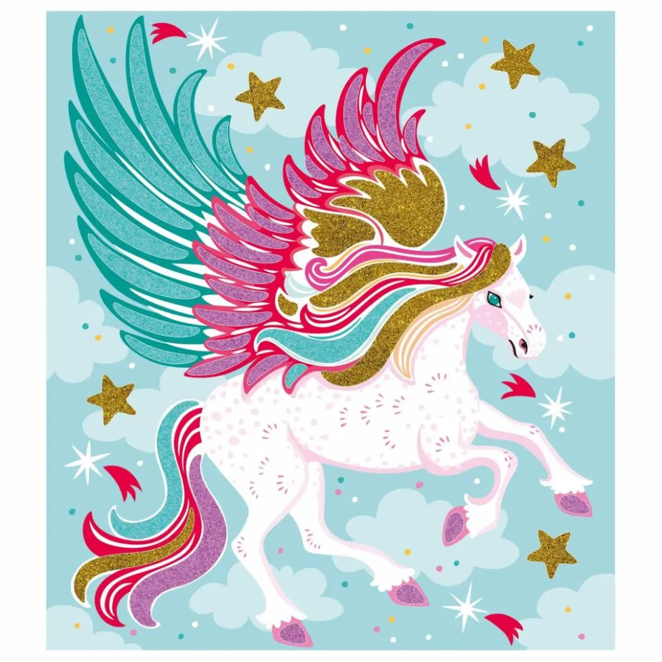 Discount Janod Kit sables phosphorescents et paillettes - x Hachette Multicolore