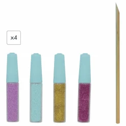 Discount Janod Kit sables phosphorescents et paillettes - x Hachette Multicolore