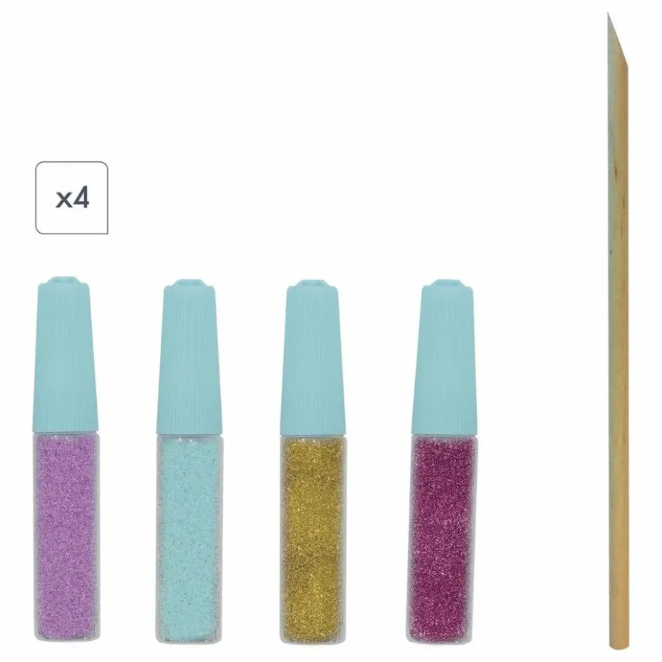 Discount Janod Kit sables phosphorescents et paillettes - x Hachette Multicolore