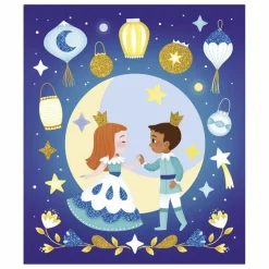 Janod Kit sables phosphorescents et paillettes Nuit Féerique - x Hachette Multicolore
