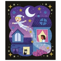 Janod Kit sables phosphorescents et paillettes Nuit Féerique - x Hachette Multicolore