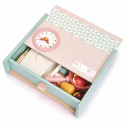 Hot Tender Leaf Toys Kitchenette et ses accessoires en bois Multicolore