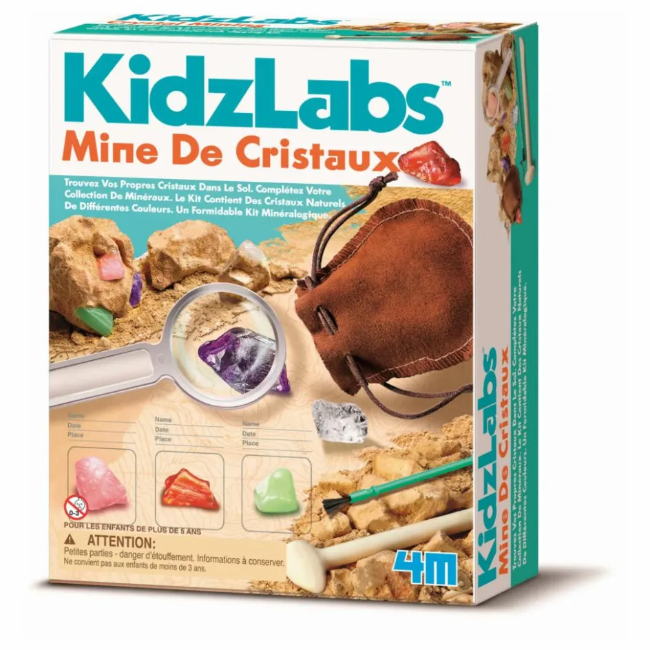 4M Kit de la Mine de Cristaux| Jeux Éducatifs