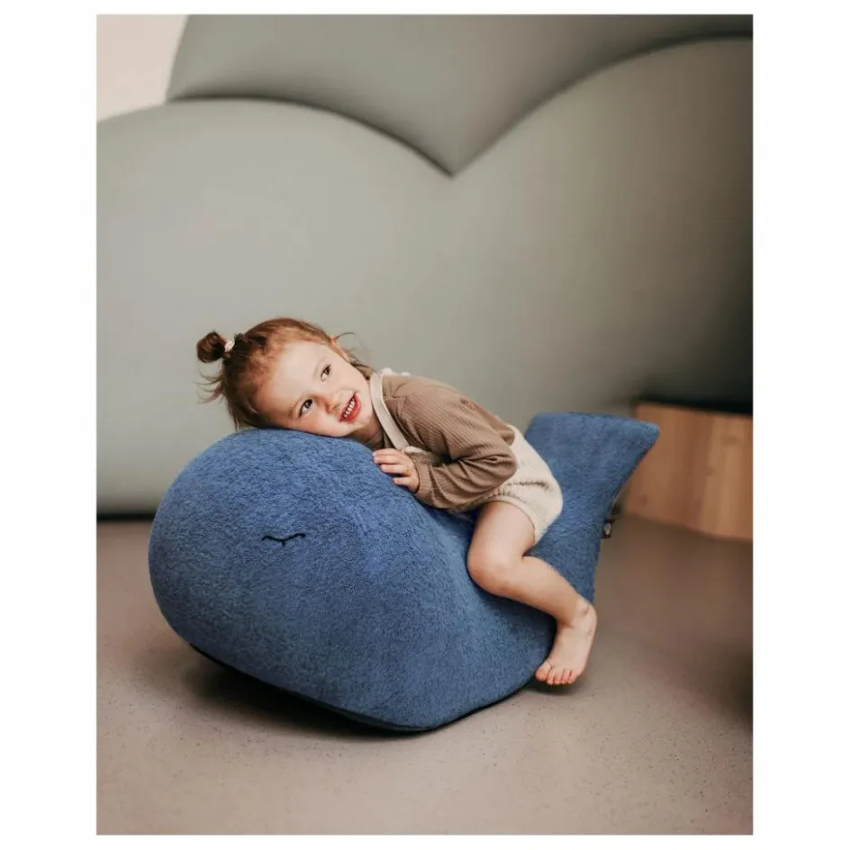 Discount Bada & Bou La Baleine à Bascule Ba | Bleu foncé