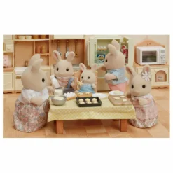 Discount Sylvanian Families La famille lapin crème Multicolore