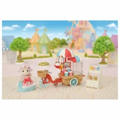 New Sylvanian Families La maman mouton et son stand de popcorn Multicolore