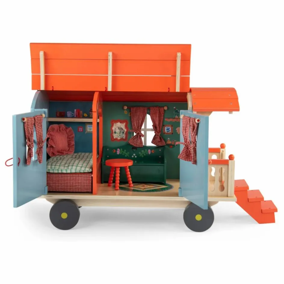 Discount Moulin Roty La roulotte Les Minouchkas Multicolore