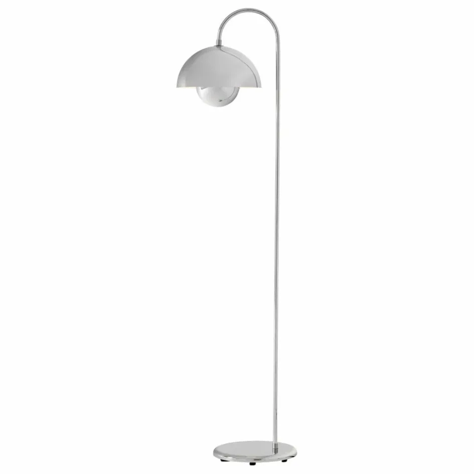 Best & Tradition Lampadaire Flowerpot VP12, Verner Panton | Chromé