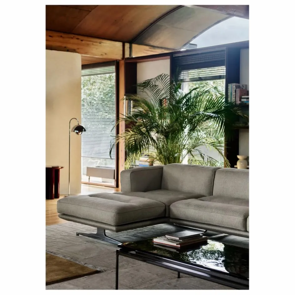 Best & Tradition Lampadaire Flowerpot VP12, Verner Panton | Chromé