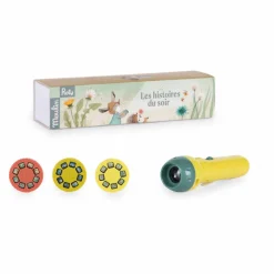 Discount Moulin Roty Lampe à histoire Trois petits lapins Multicolore