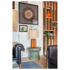 Best Lampe à poser abat-jour en raphia Charlotte | Luminaires