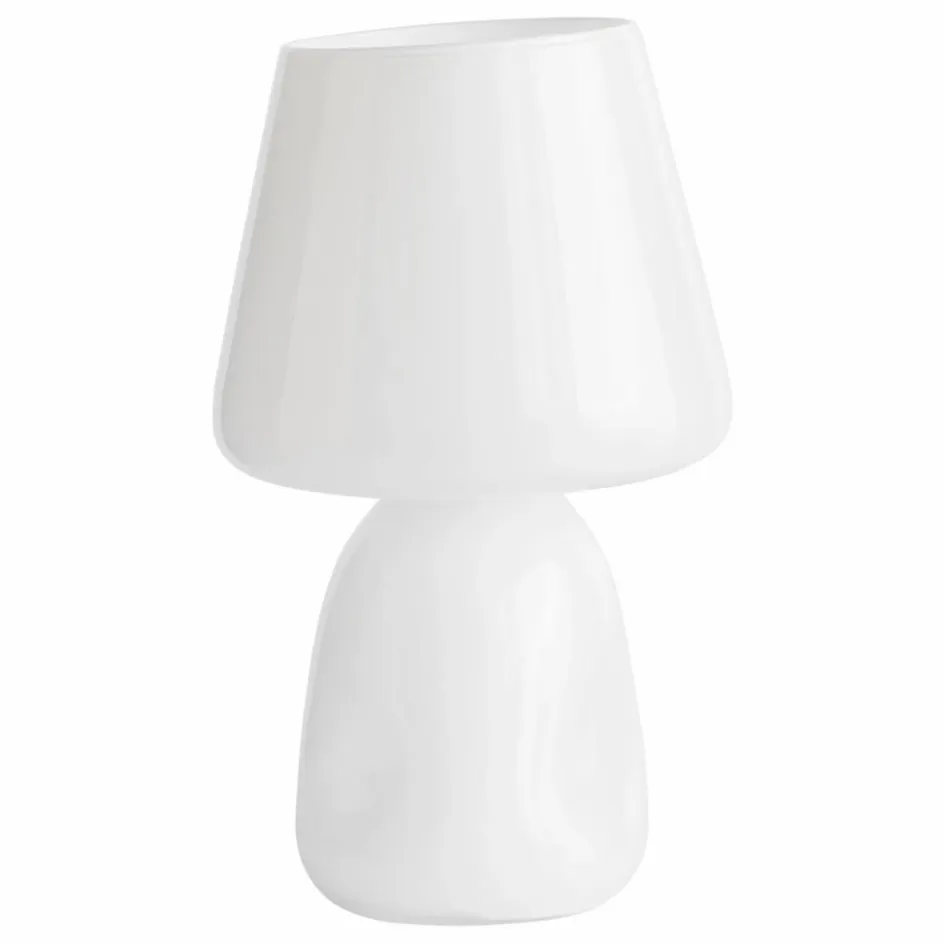 Sale Hay Lampe à poser Apollo en verre opalin | Blanc