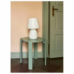 Sale Hay Lampe à poser Apollo en verre opalin | Blanc