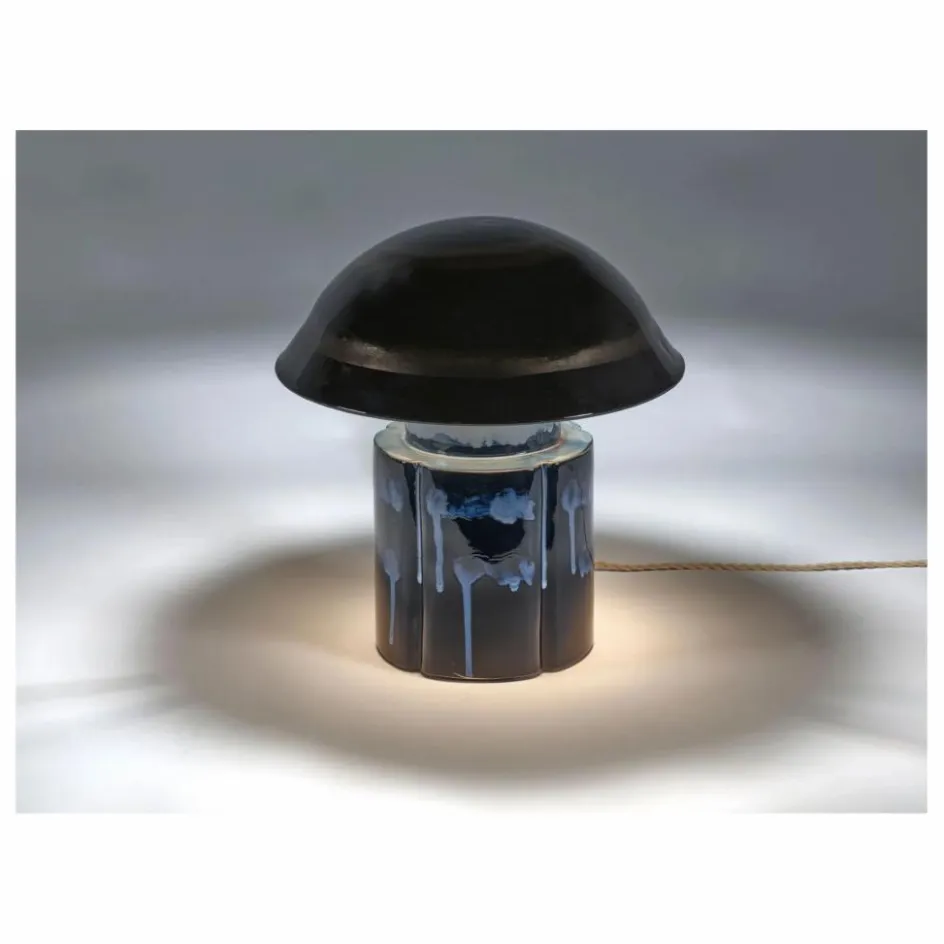 Best Serax Lampe à poser en grès John, Anita Le Grelle | Bleu marine