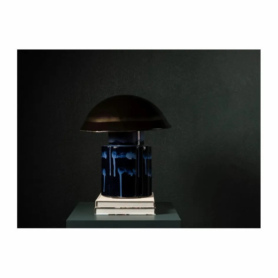 Best Serax Lampe à poser en grès John, Anita Le Grelle | Bleu marine