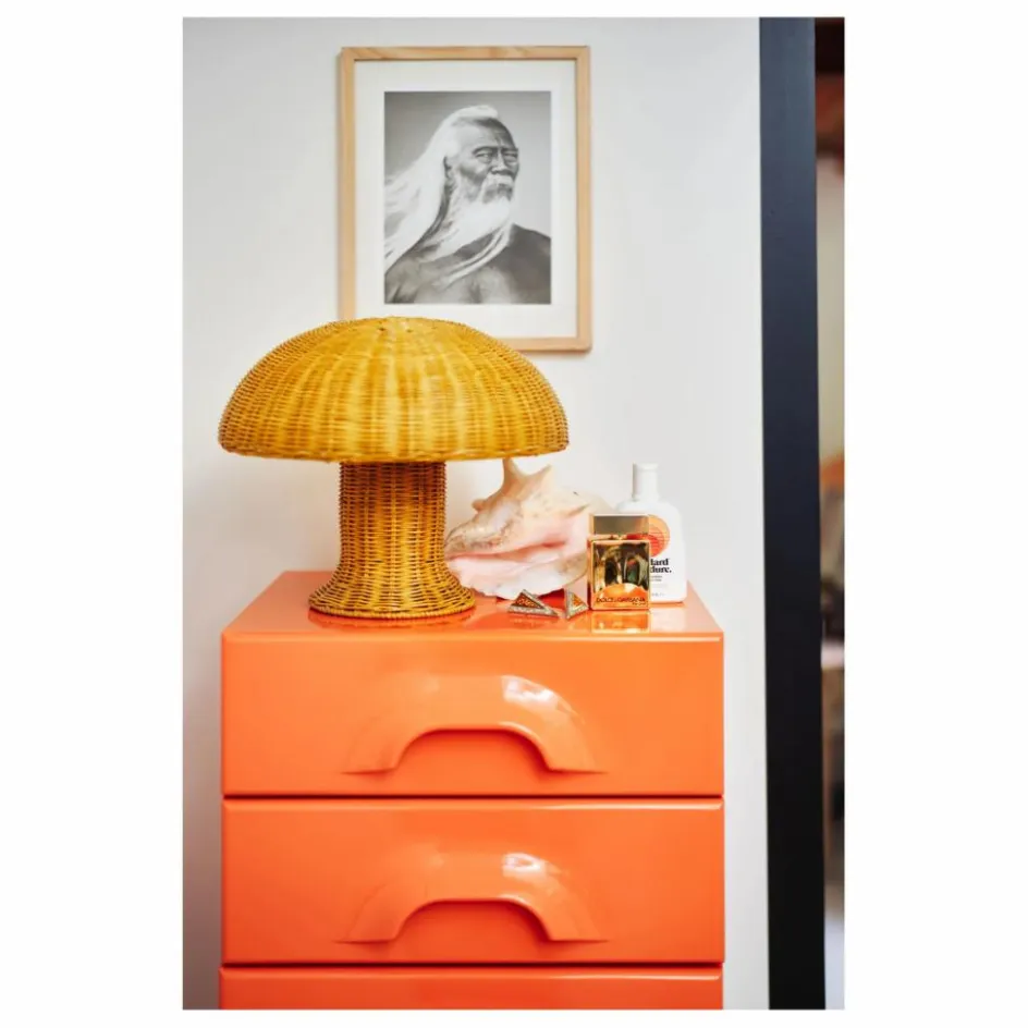 HKliving Luminaires*Lampe à poser en osier |