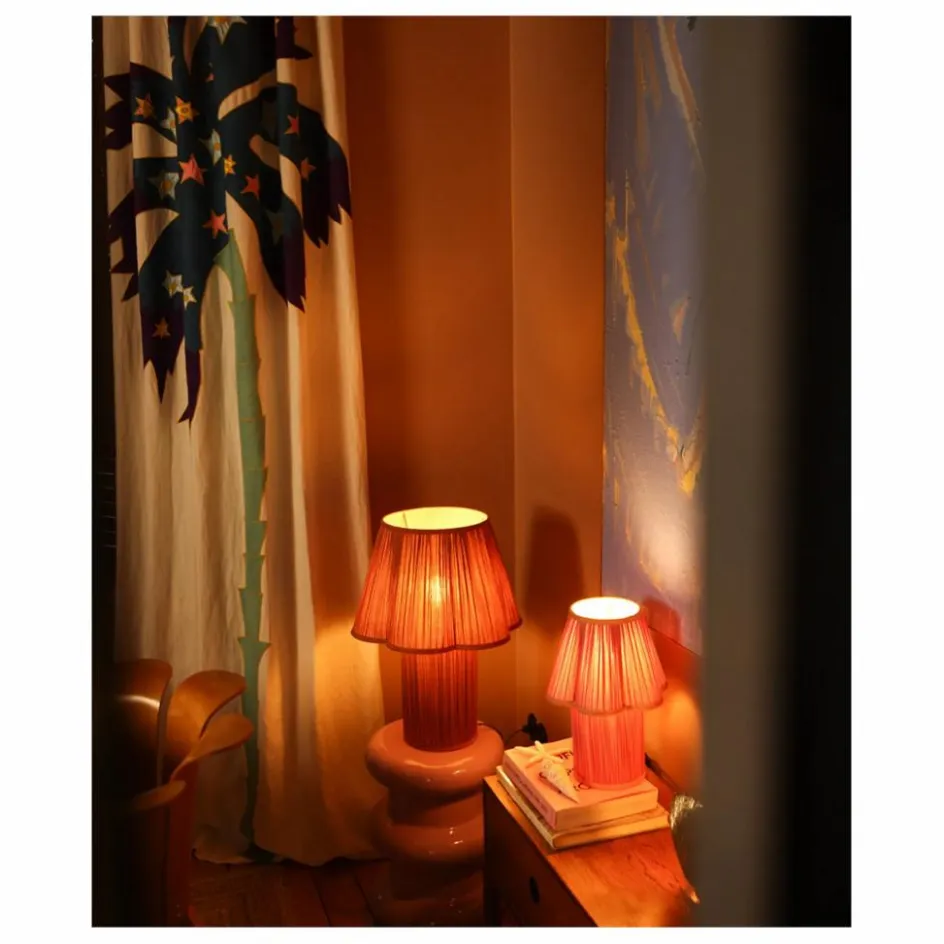 Doing Goods Lampe à poser en soie Myra || Luminaires