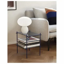 Hübsch Luminaires*Lampe à poser en verre opalin |