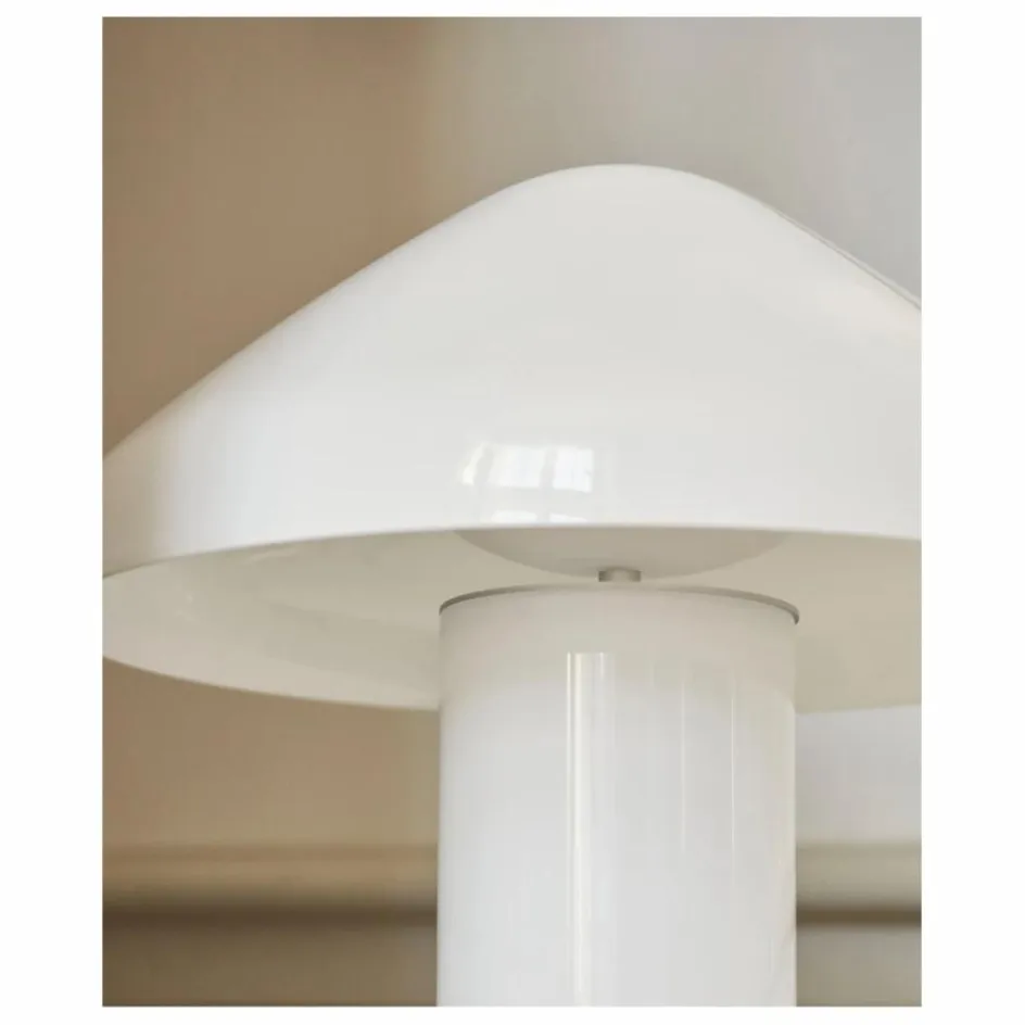 Hot Hay Lampe à poser Pao en verre opale | Blanc