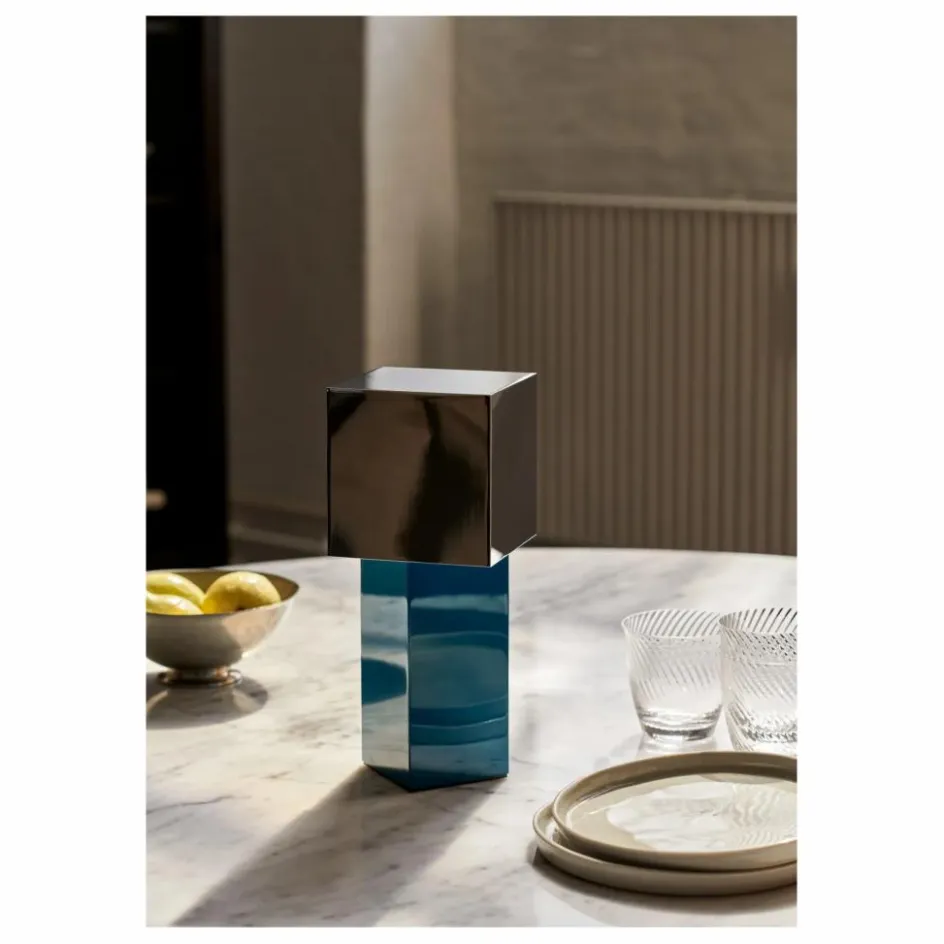 Outlet & Tradition Lampe à poser Pivot | Bleu