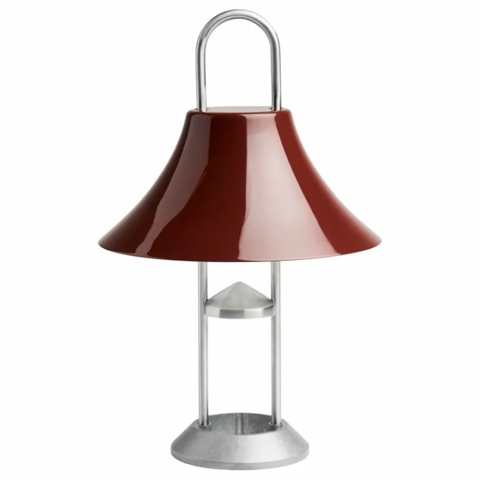 Clearance Hay Lampe à poser portable Mousqueton - Inga Sempé | Rouge