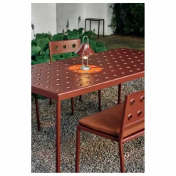 Clearance Hay Lampe à poser portable Mousqueton - Inga Sempé | Rouge