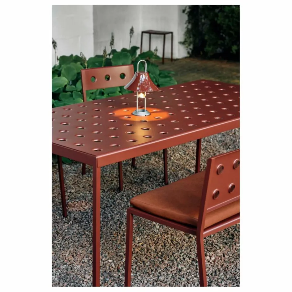 Clearance Hay Lampe à poser portable Mousqueton - Inga Sempé | Rouge