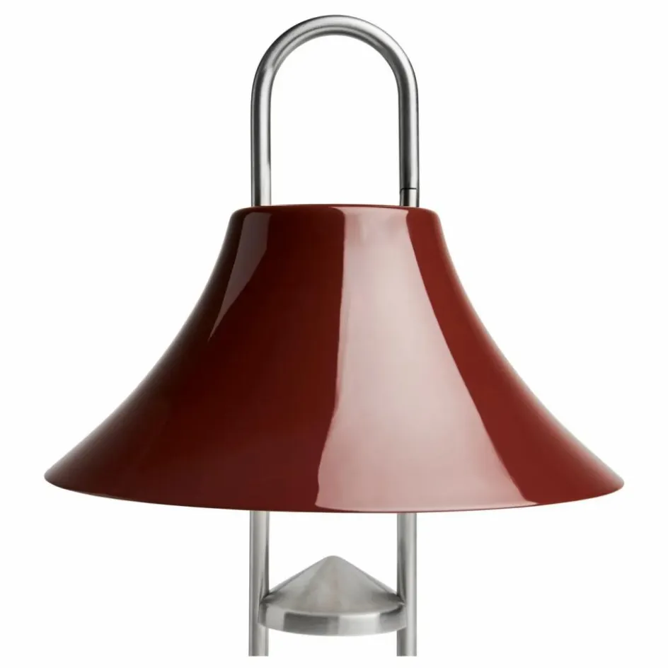 Clearance Hay Lampe à poser portable Mousqueton - Inga Sempé | Rouge