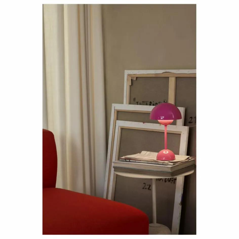 & Tradition Lampe à poser portative Flowerpot VP9, Verner Panton || Luminaires