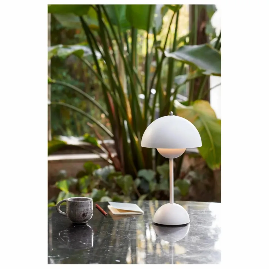 & Tradition Lampe à poser portative Flowerpot VP9, Verner Panton || Luminaires
