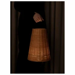 Outlet Lampe à poser Porti en rotin Luminaires
