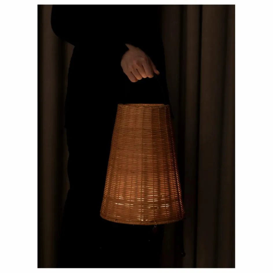 Outlet Lampe à poser Porti en rotin Luminaires