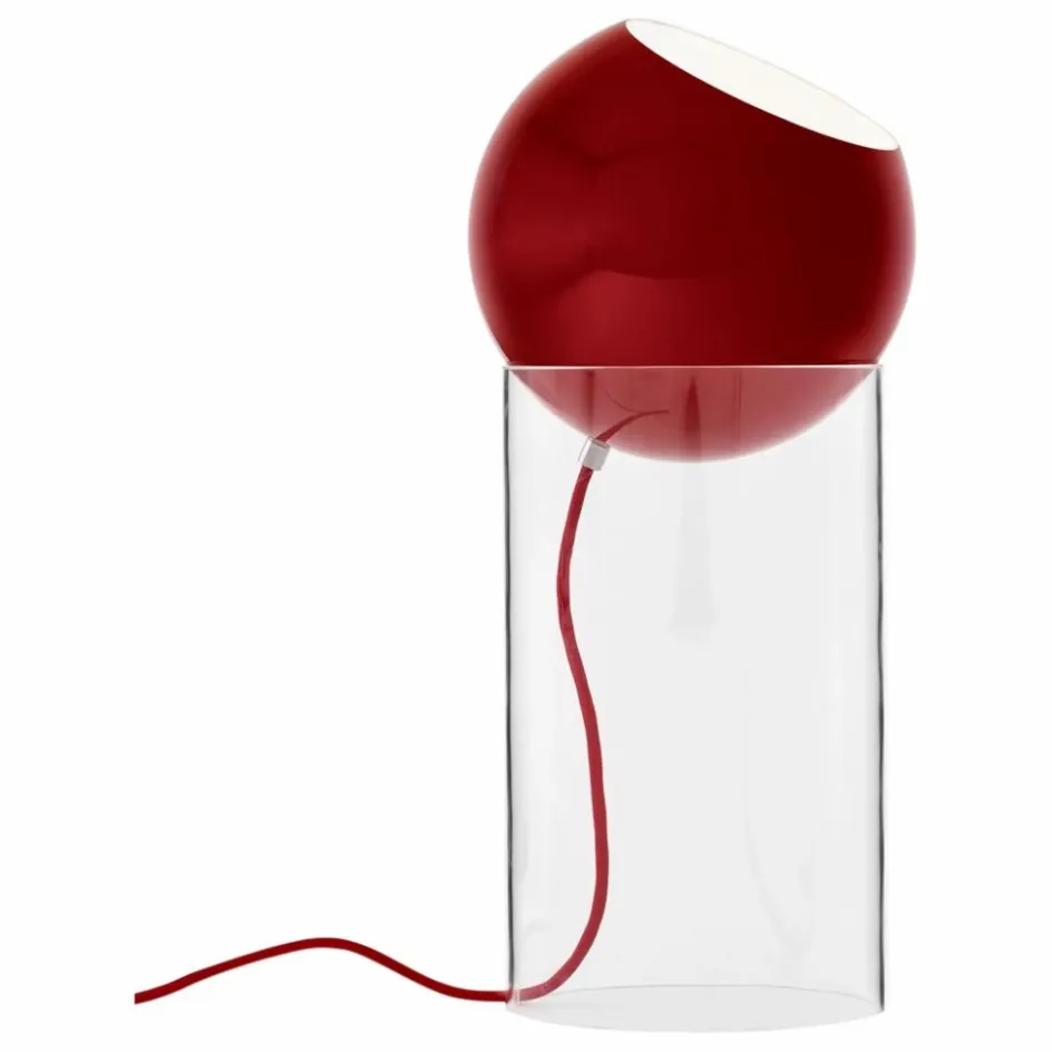 Outlet & Tradition Lampe à poser Topan VP14 | Rouge vermillon