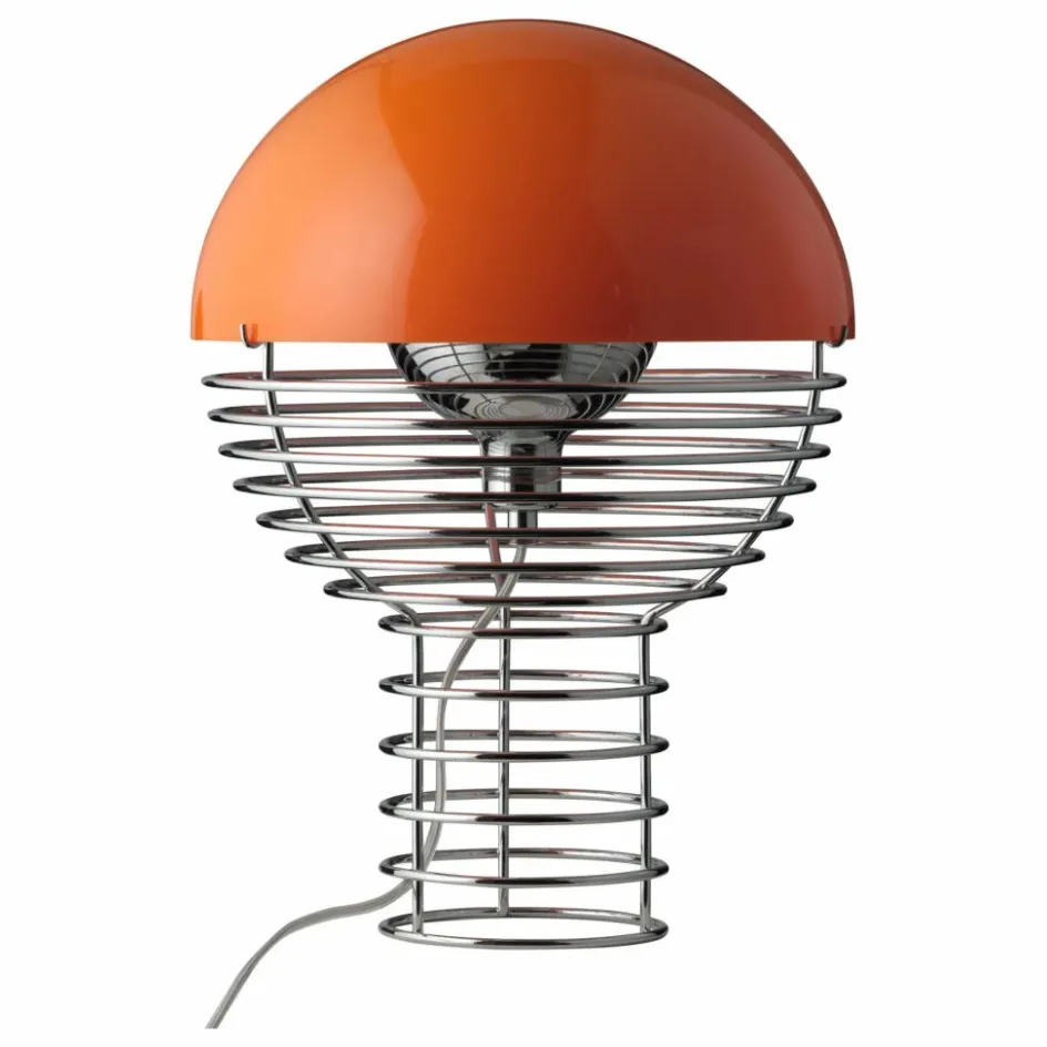 Discount Verpan Lampe à poser Wire - Verner Panton | Orange