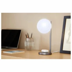 Lexon Lampe de bureau LED et support de chargement Bubble || Luminaires