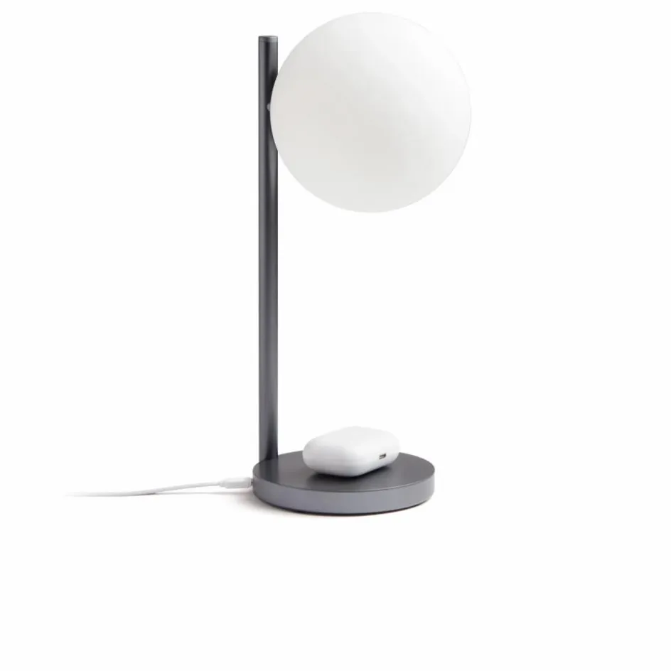Lexon Lampe de bureau LED et support de chargement Bubble || Luminaires